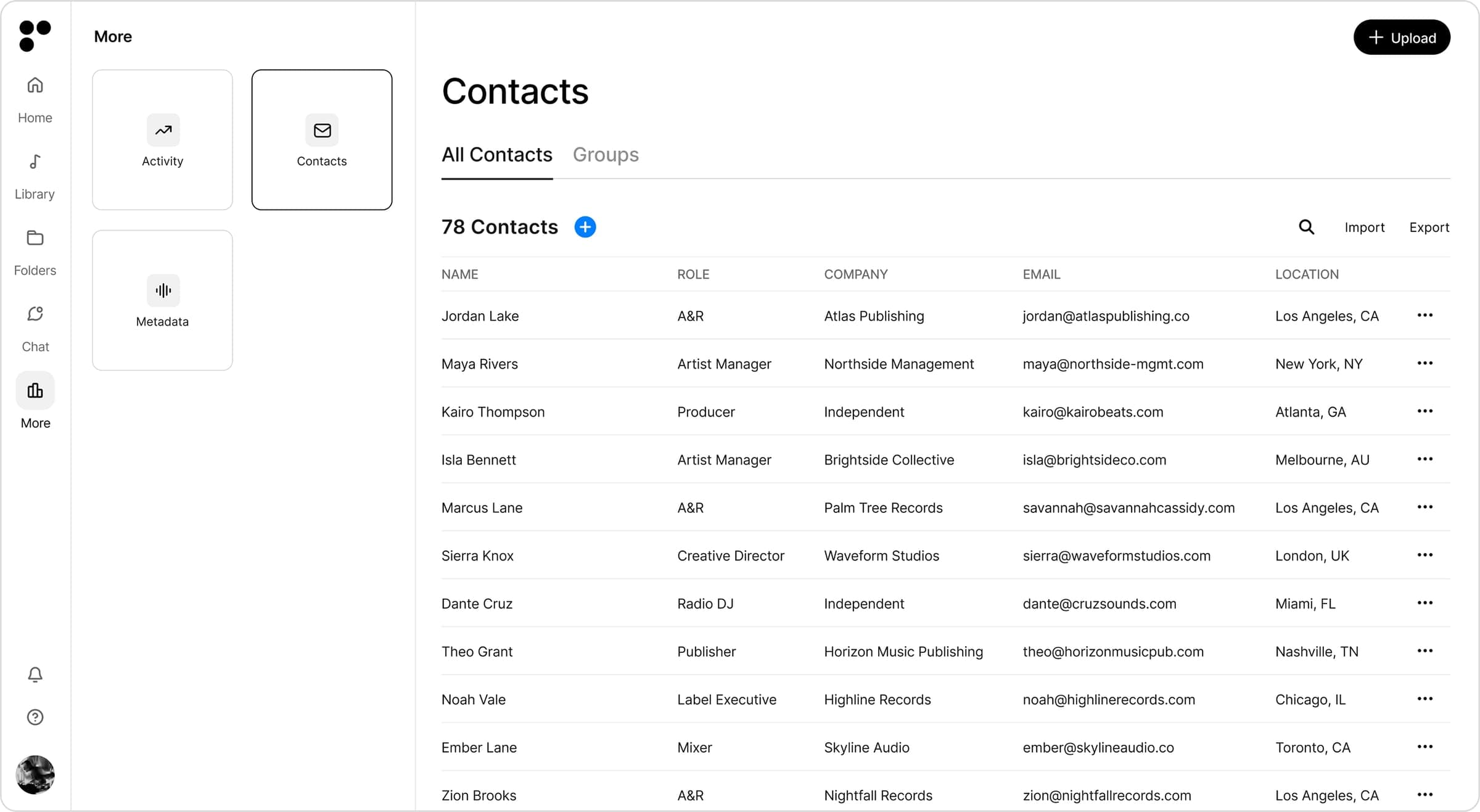 Collaboration and follow-up workflow in Postal