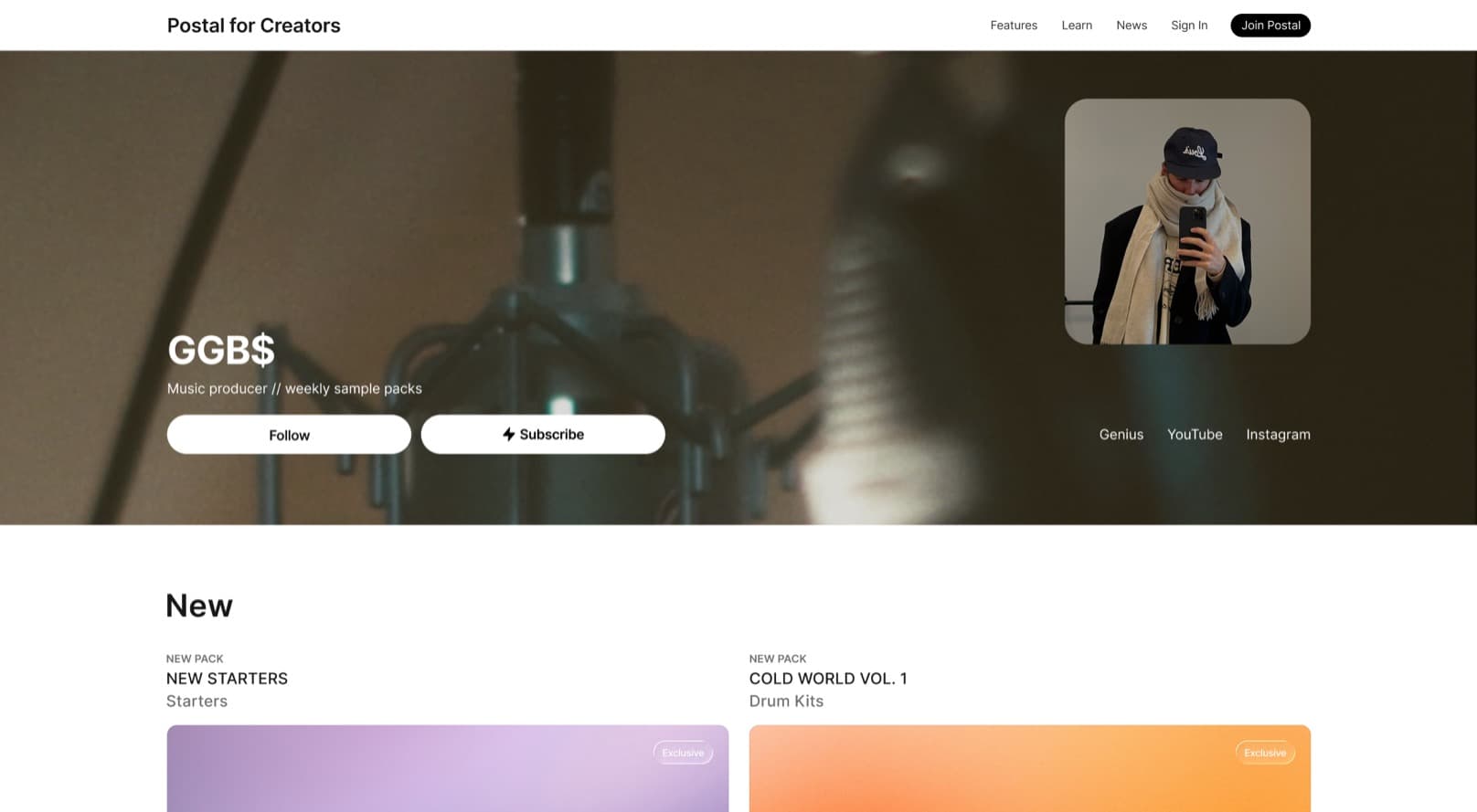 The storefront analytics dashboard