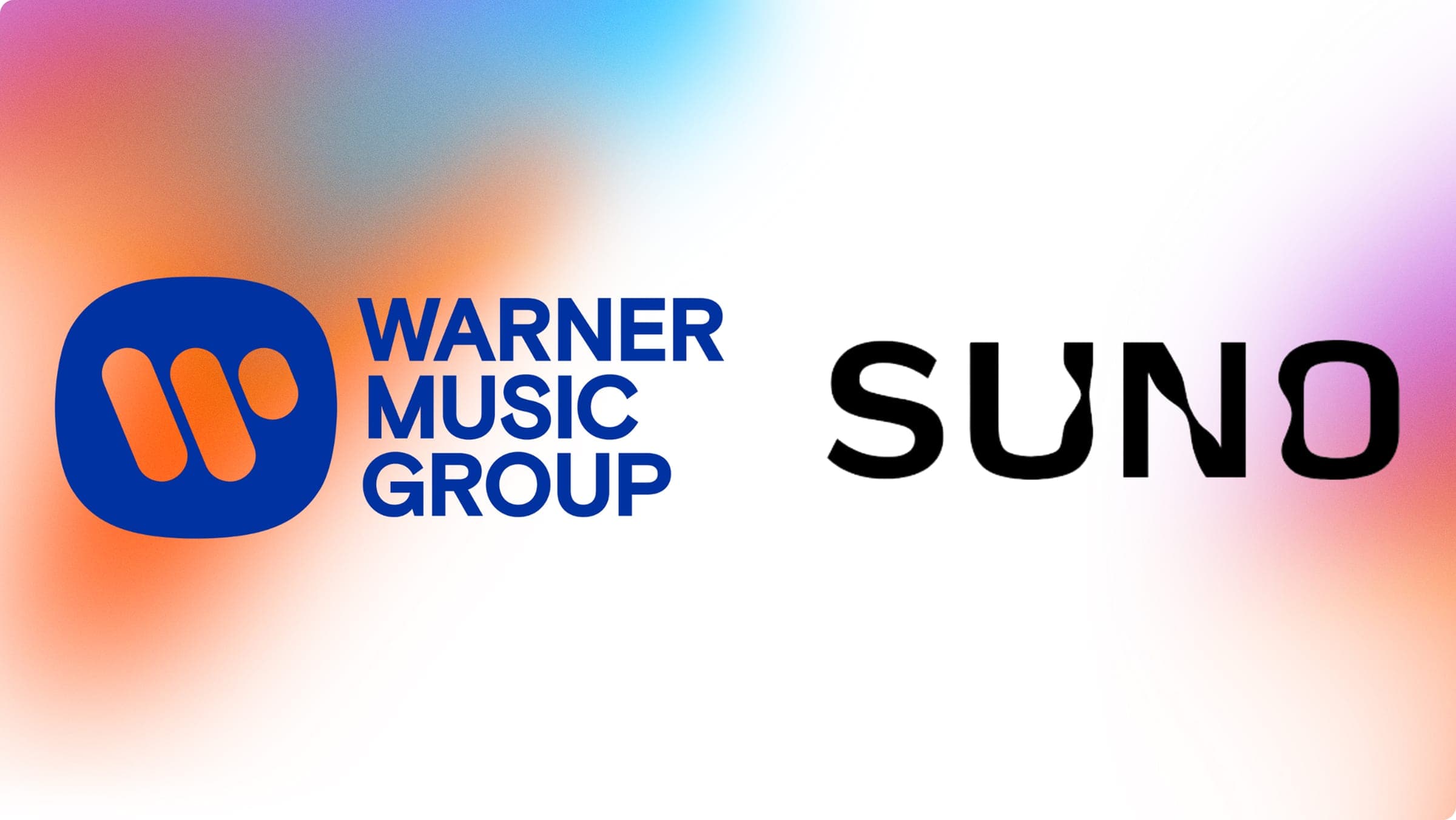Warner Music Group building with AI music graphics